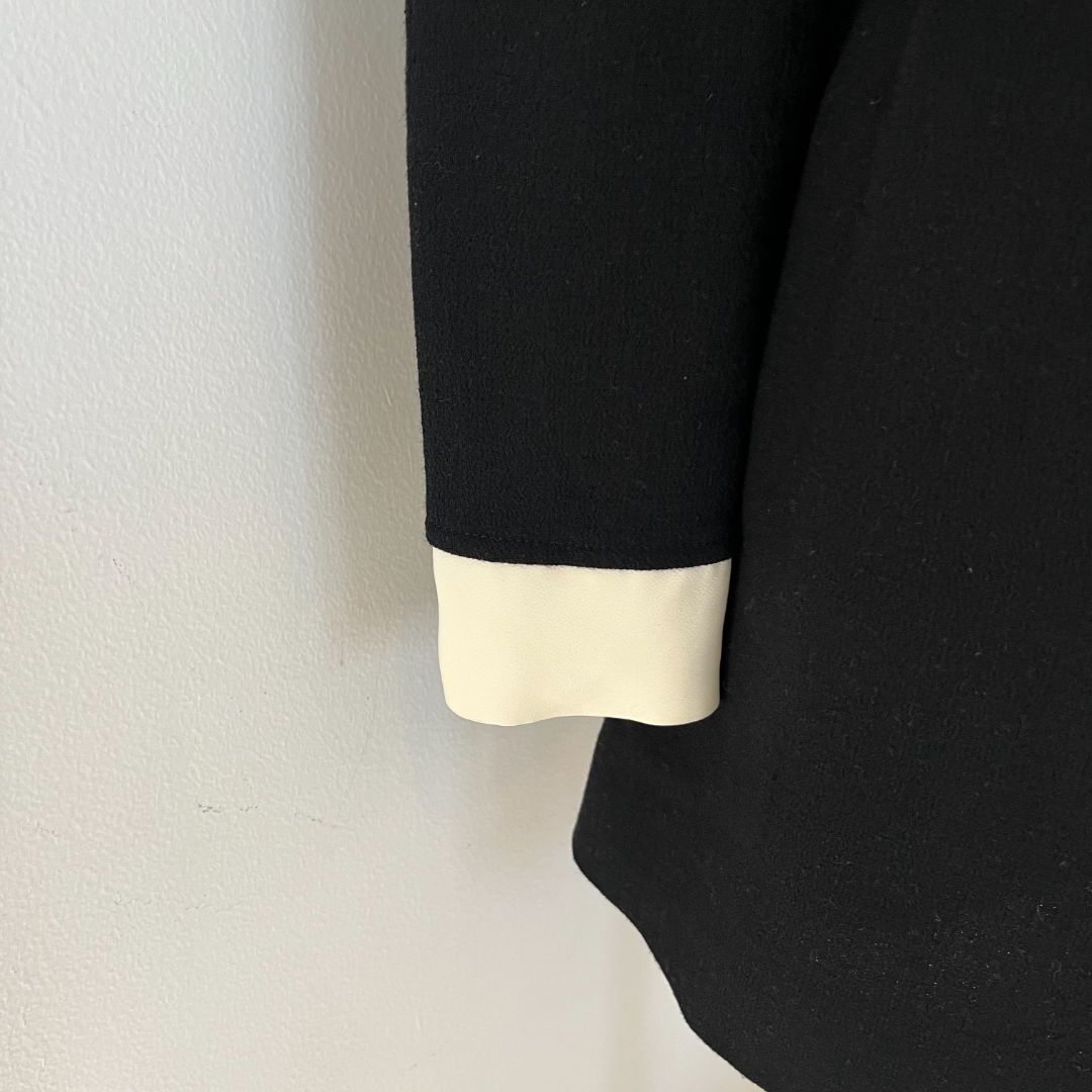 Victoria Beckham Black Wool Dress