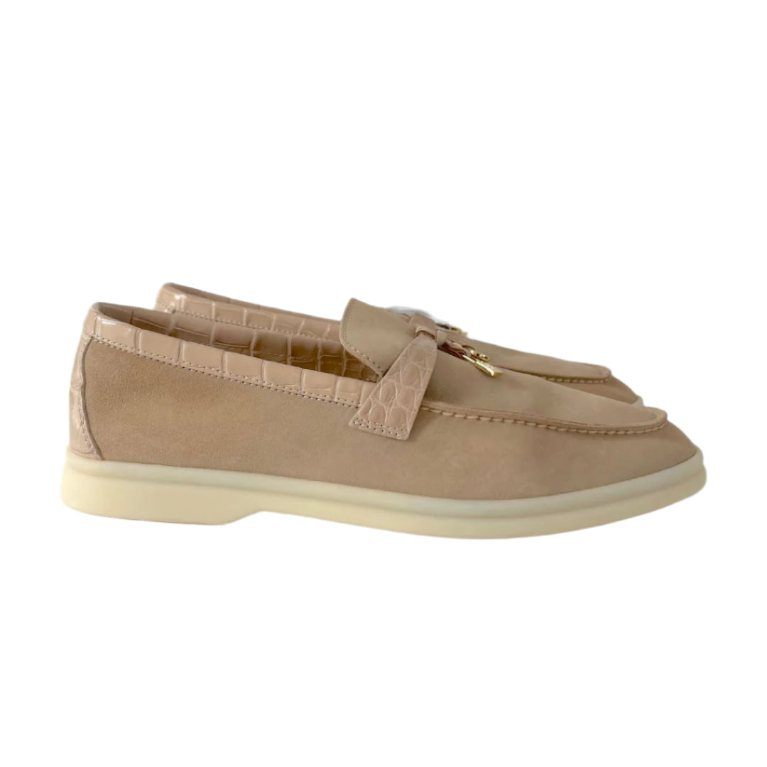 Loro Piana Himalaya Summer Charms Walk Loafer, 38.5 - BOPF