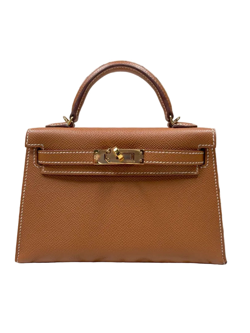 Hermès Mini Kelly Gold Epsom Bag with GHW (2023)