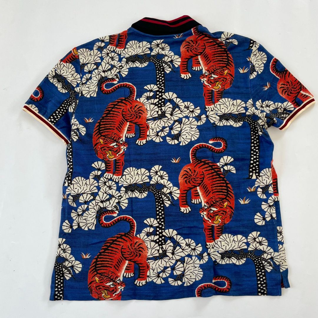 gucci tiger dress shirt Gucci tiger print shirt