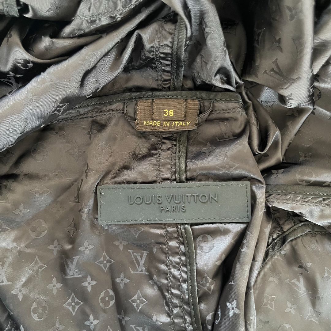 Lv Louis Vuitton short hooded parka jacket, Luxury, Apparel on