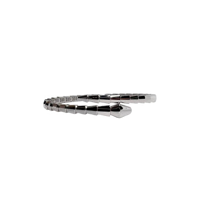 Bvlgari Serpenti Viper one-coil 18 kt white gold bracelet