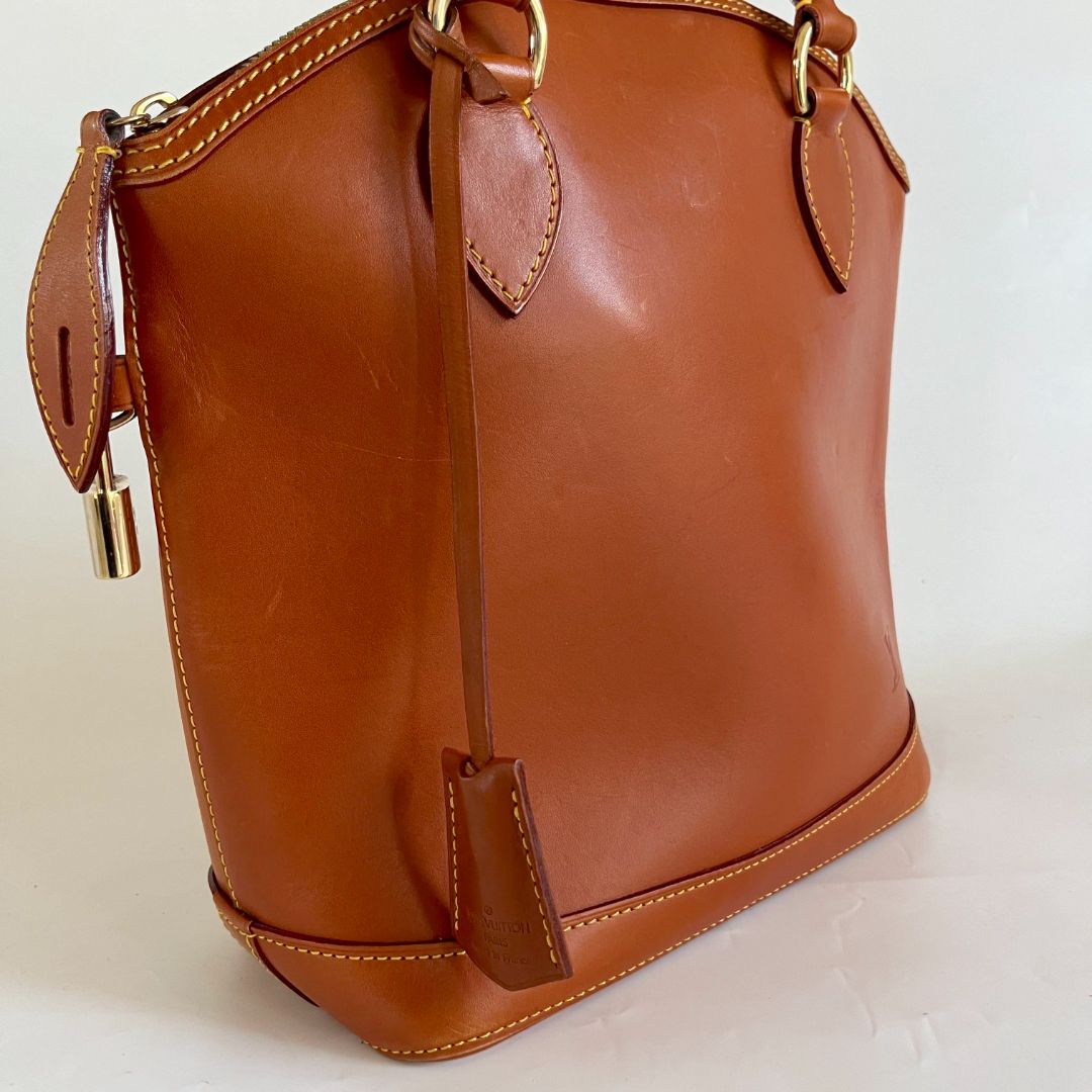 Louis Vuitton Caramel Nomade Leather Vertical Lockit Bag - BOPF | Business  of Preloved Fashion