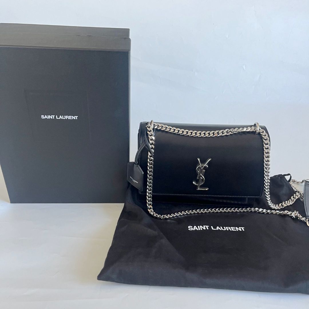 Saint Laurent Sunset Crossbody Leather bag