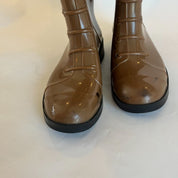Fendi Brown Rubber Boots, 36