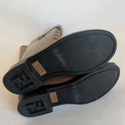 Fendi Brown Rubber Boots, 36
