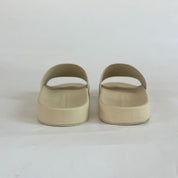 Bottega Veneta White Rubber Quilted Slides, 40