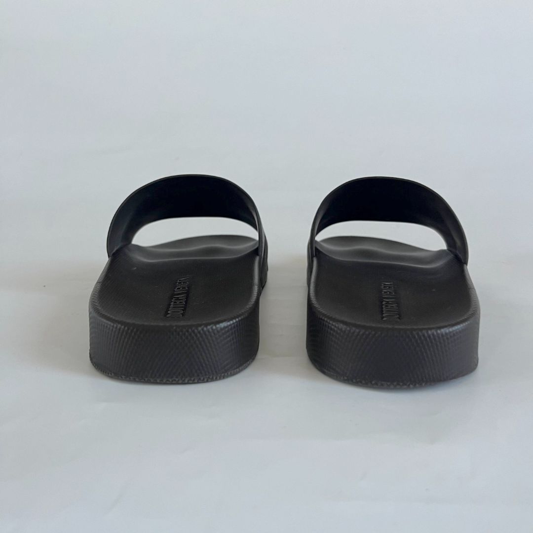 Bottega Veneta Chocolate Brown Rubber Quilted Slides