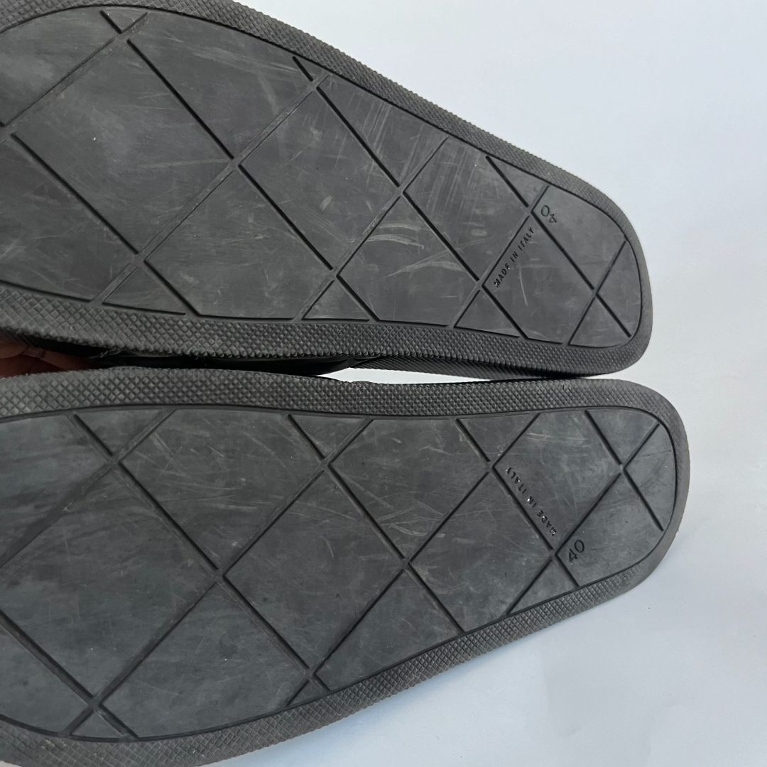 Bottega Veneta Chocolate Brown Rubber Quilted Slides