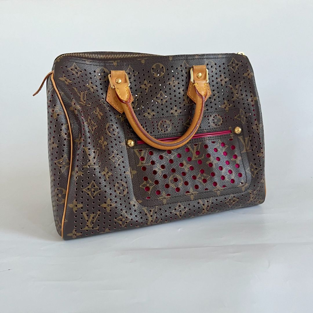 Louis Vuitton Limited Edition Perforated Speedy 30