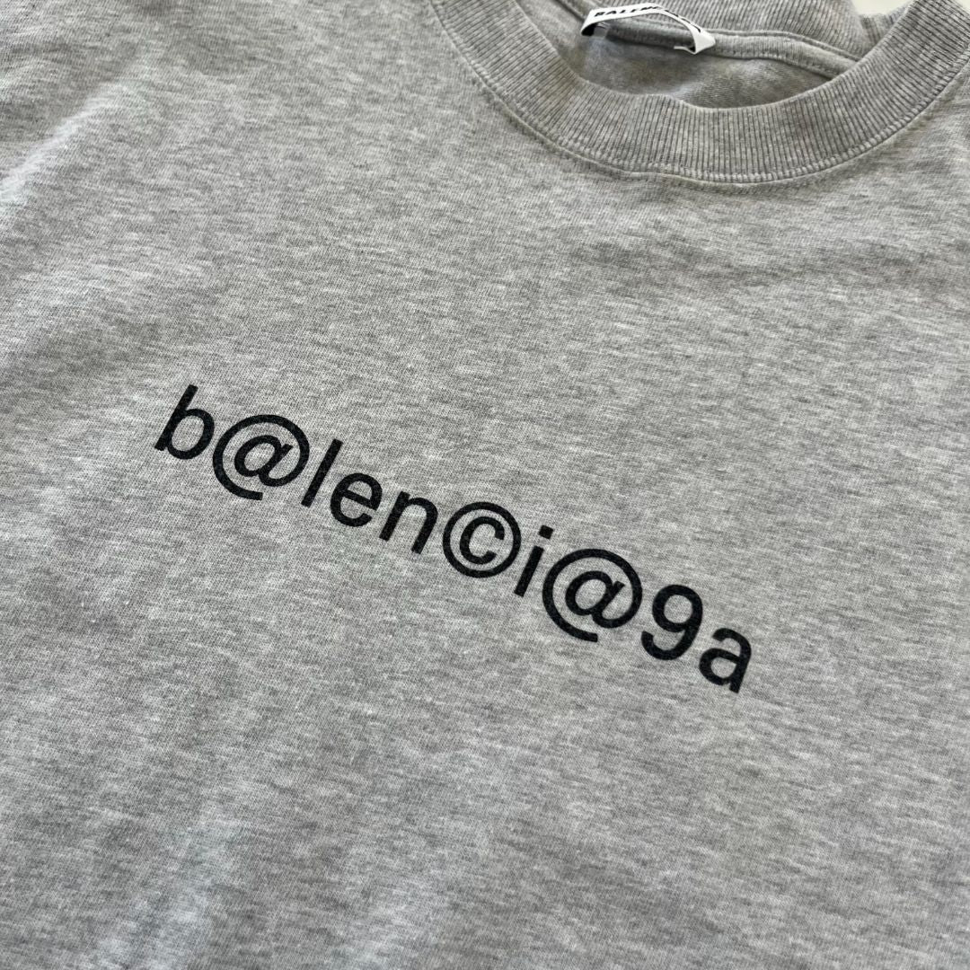 Balenciaga grey t shirt with print