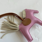 Hermès Rodeo Bag Charm in Milo Lambskin