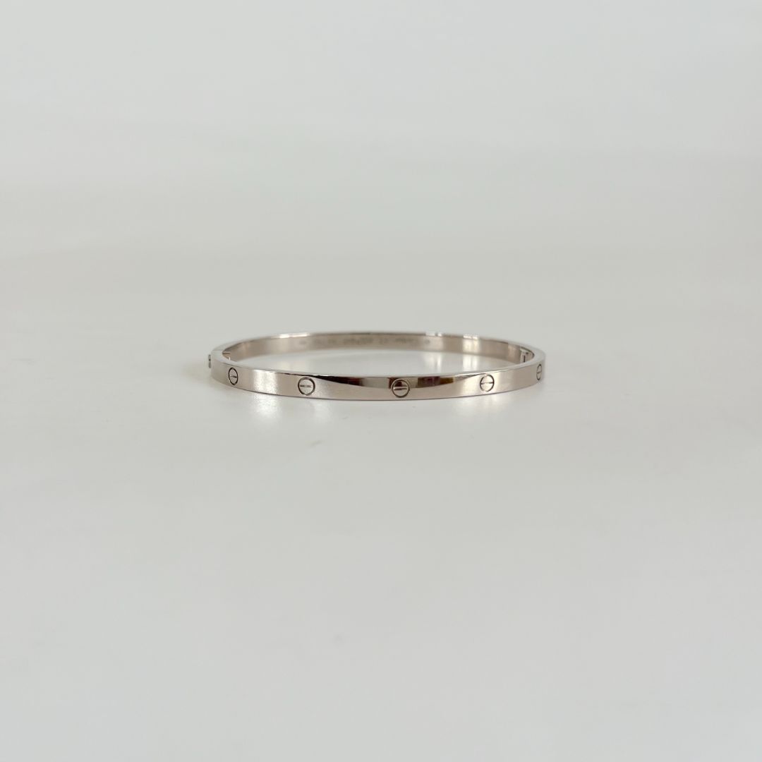 Cartier LOVE bracelet, small model, 18K white gold