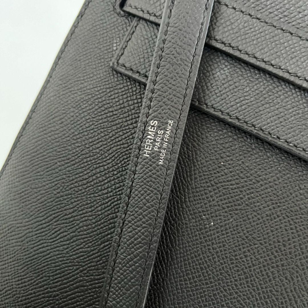Hermès Kelly 28 Black Epsom Leather Bag
