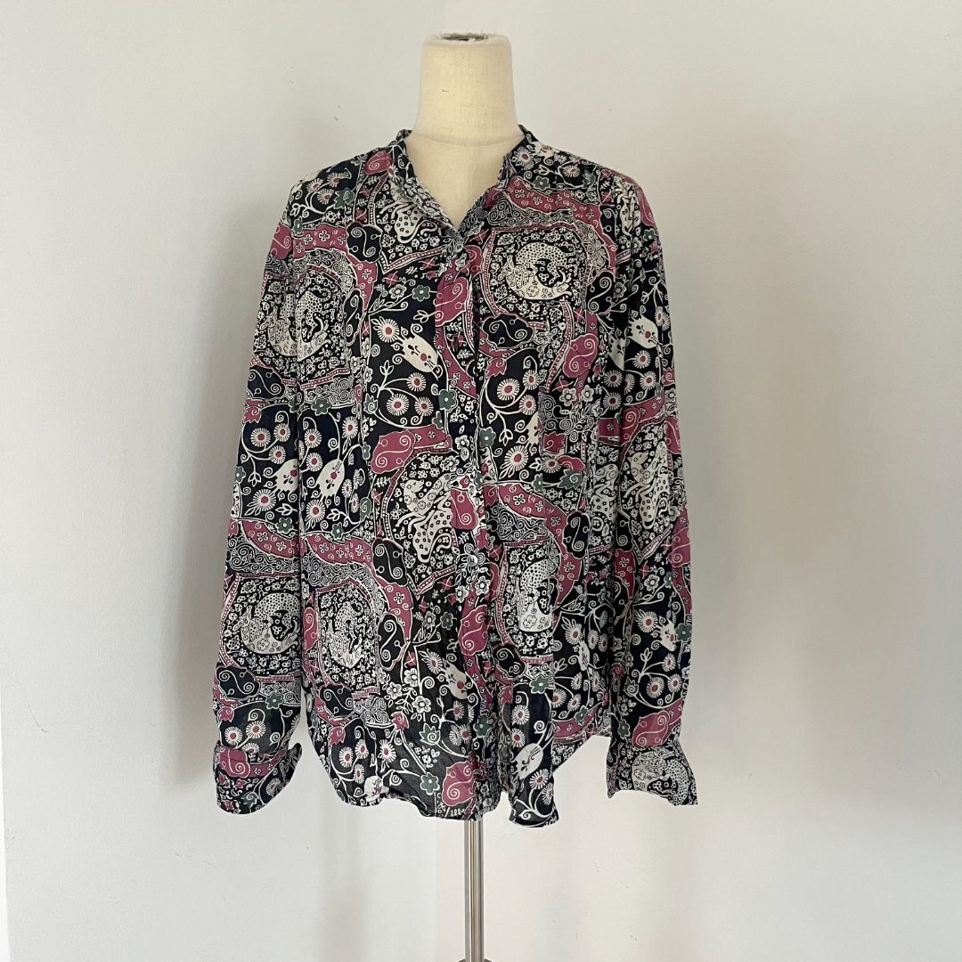 Isabel Marant Etoile Printed Blouse with Matching Skirt