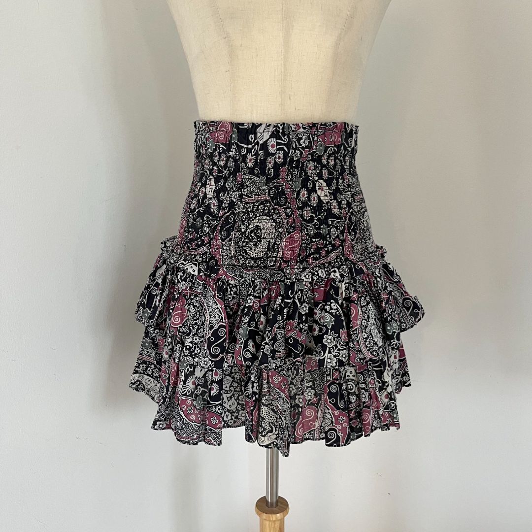 Isabel Marant Etoile Printed Blouse with Matching Skirt