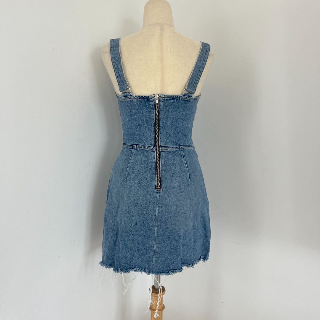 Reformation blue denim mini dress - BOPF