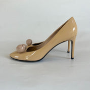 Louis Vuitton Nude Betty Patent Leather Pumps, 38.5