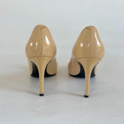 Louis Vuitton Nude Betty Patent Leather Pumps, 38.5