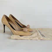 Louis Vuitton Nude Betty Patent Leather Pumps, 38.5