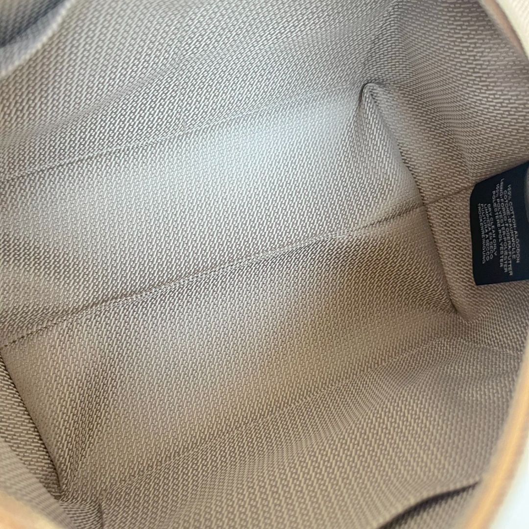 Hermès Toile Small Bride-A-Brac Bag - Orange Cosmetic Bags