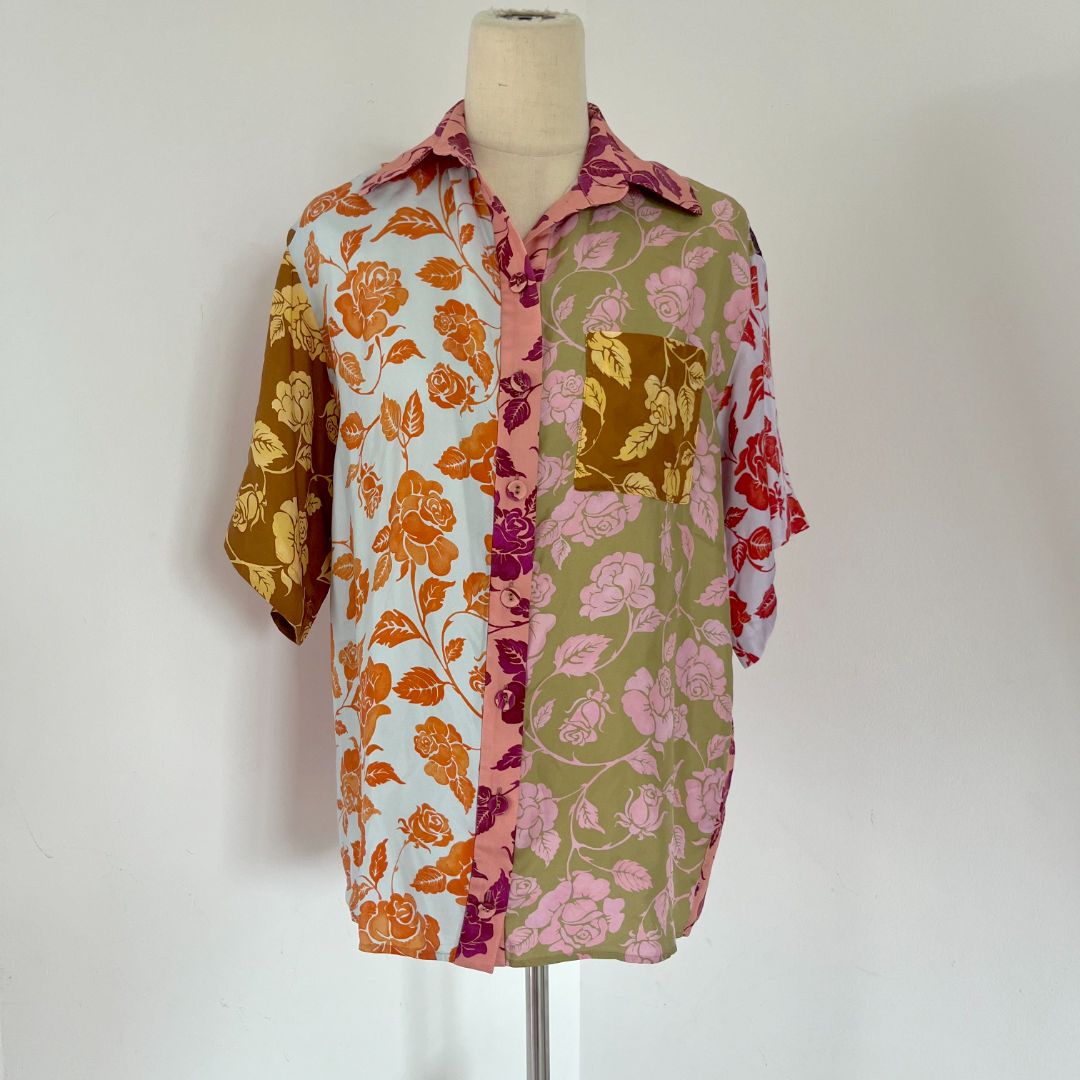 Zimmermann The Lovestruck Floral-print Silk-twill Shirt