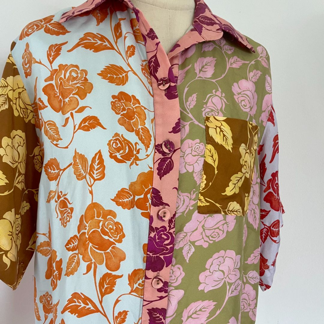 Zimmermann The Lovestruck Floral-print Silk-twill Shirt