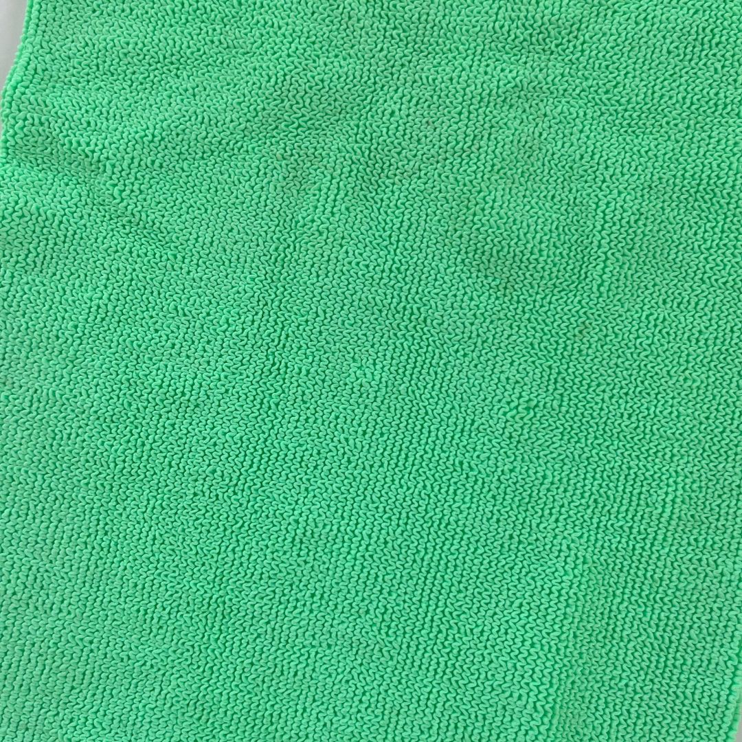 Hunza G lime green stretchy mini dress