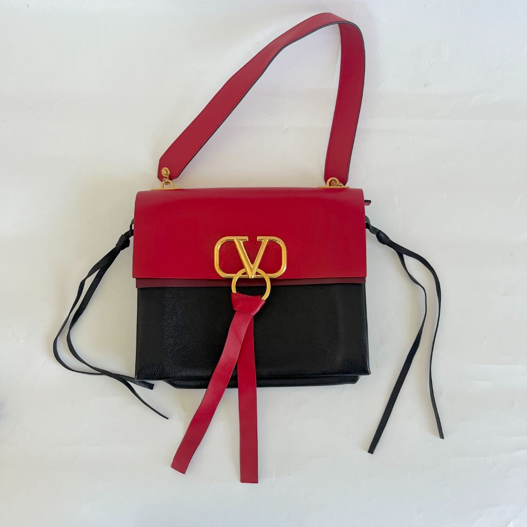 Valentino black and red bag 2025