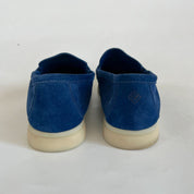 Loro Piana Summer Charms Walk Suede Loafers, 42