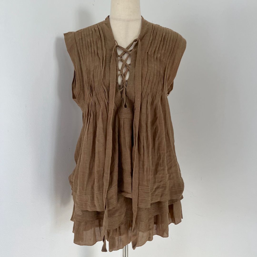 Isabel Marant Étoile Sleeveless Top and Mini Skirt Set