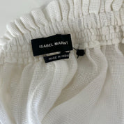 Isabel Marant white two piece linen set runway piece