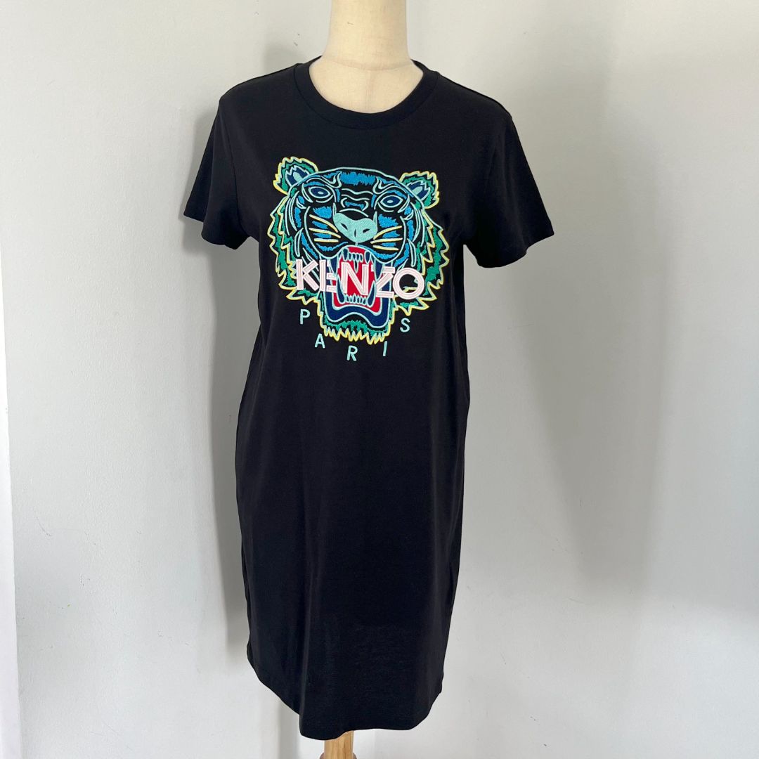 Kenzo Black Shirt Dress