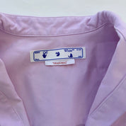 Off-White Crop Denim Top