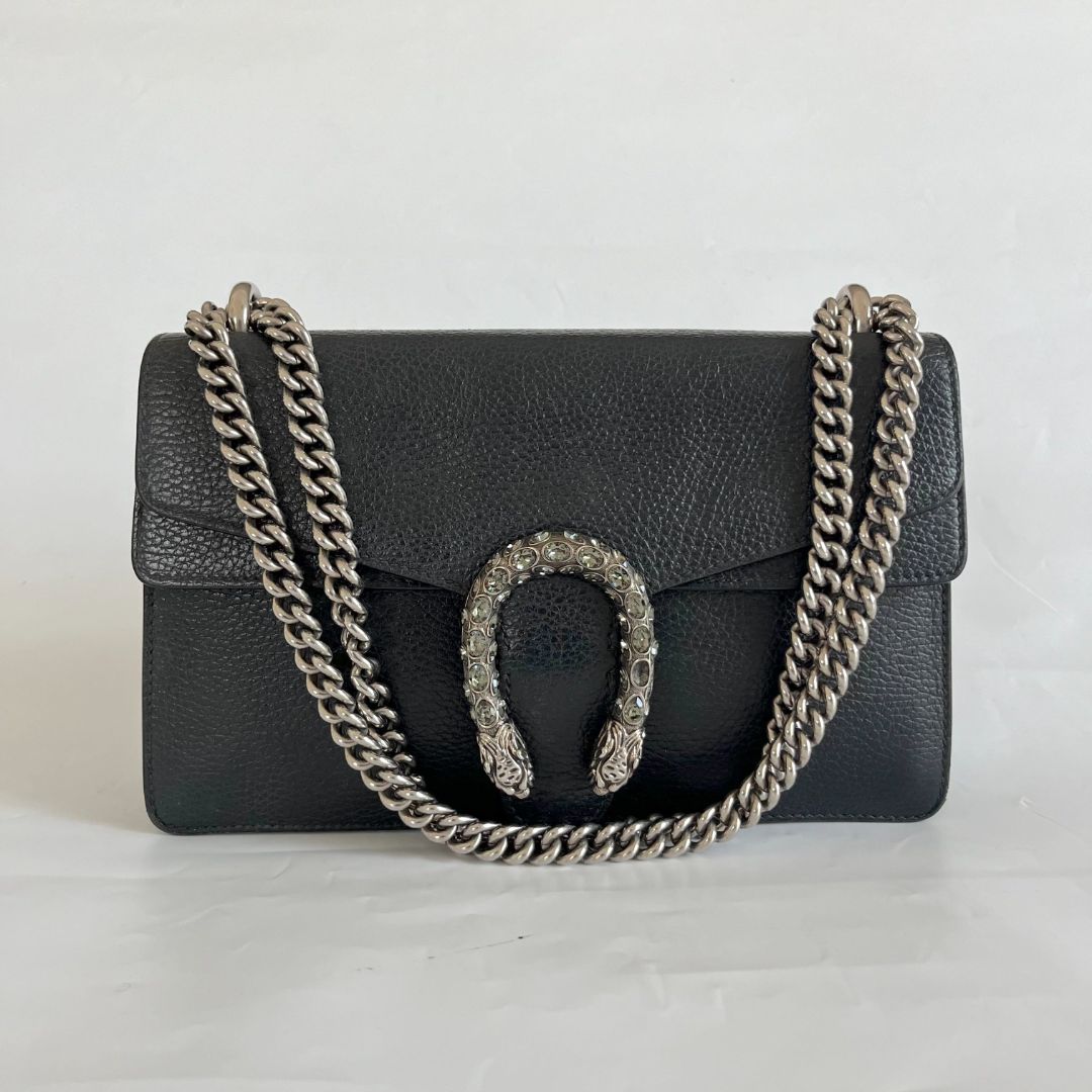 Gucci Black Dionysus Small Leather Bag BOPF Business of Preloved Fashion