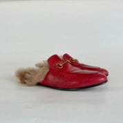 Gucci leather Princetown Backless Loafers, 39