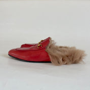 Gucci leather Princetown Backless Loafers, 39