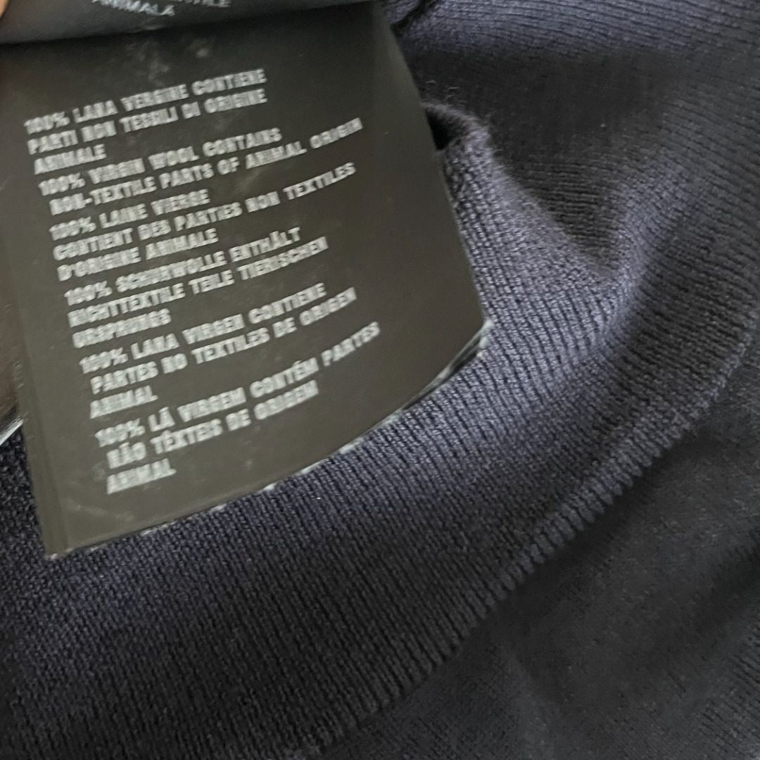 Prada Navy Wool Polo