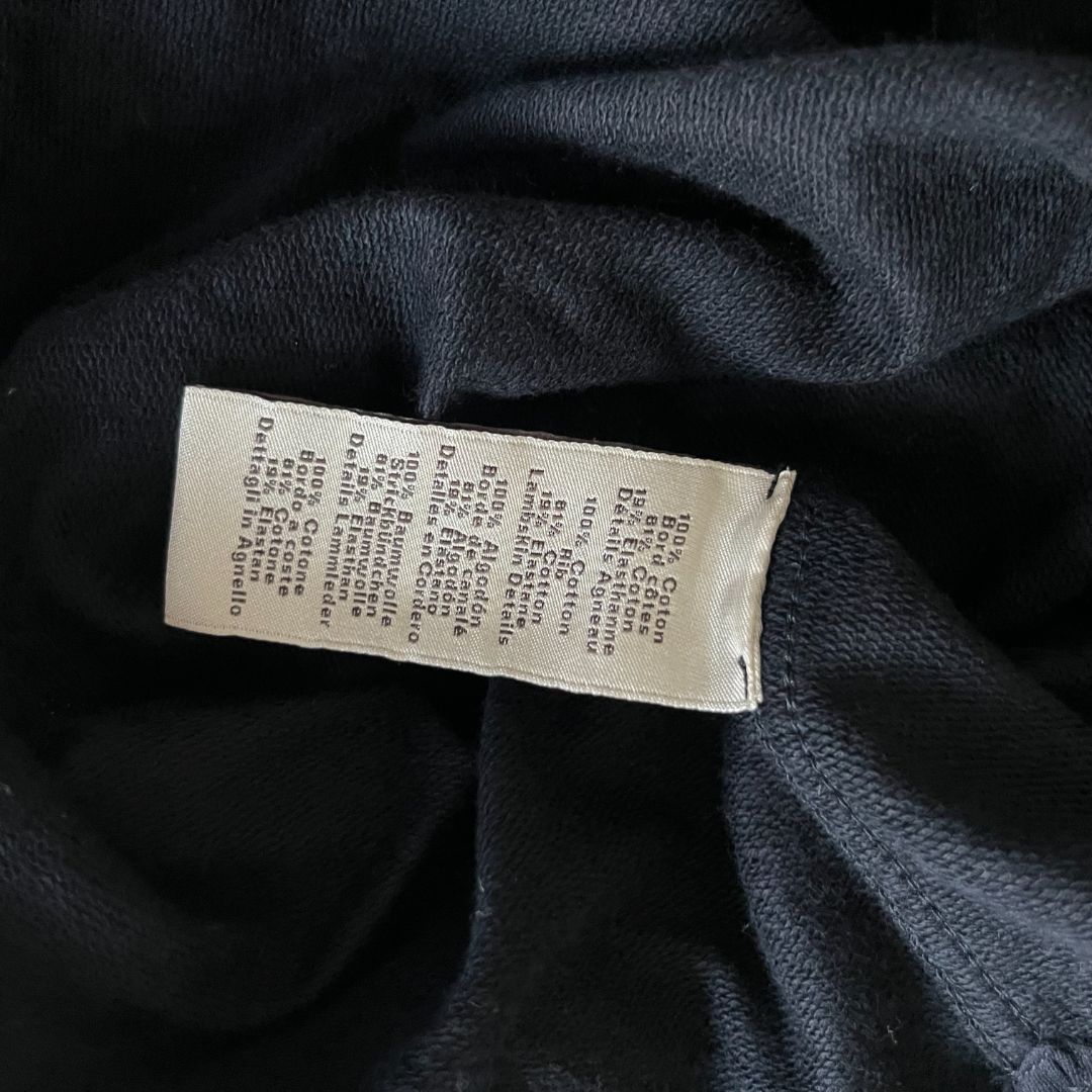 Hermes Navy Crew Neck Cotton T-shirt