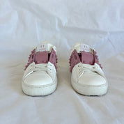 Valentino White/Purple Rockstud Lace Up Sneaker, Shoes