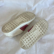 Valentino White/Purple Rockstud Lace Up Sneaker, Shoes