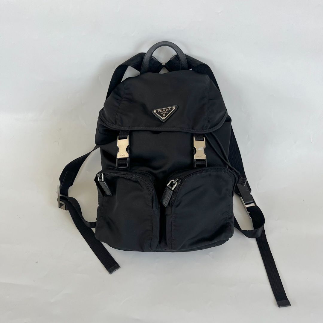 Prada nylon best sale small backpack