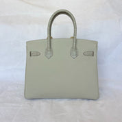 Hermès Gris Perle GHW Birkin 30 Touch Togo /Alli Missi Mat Bag, 30