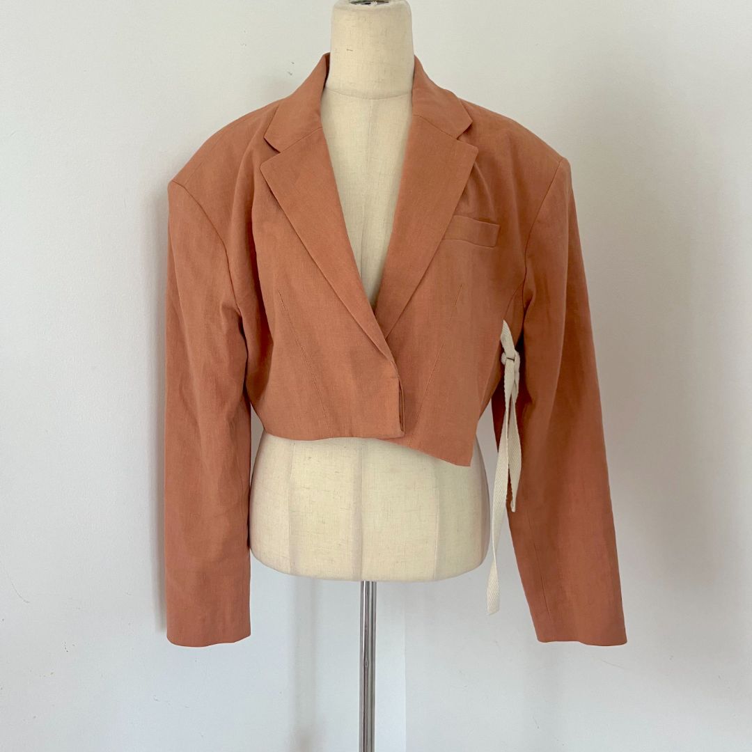 Jacquemus Le Santon Single-Breasted cropped blazer
