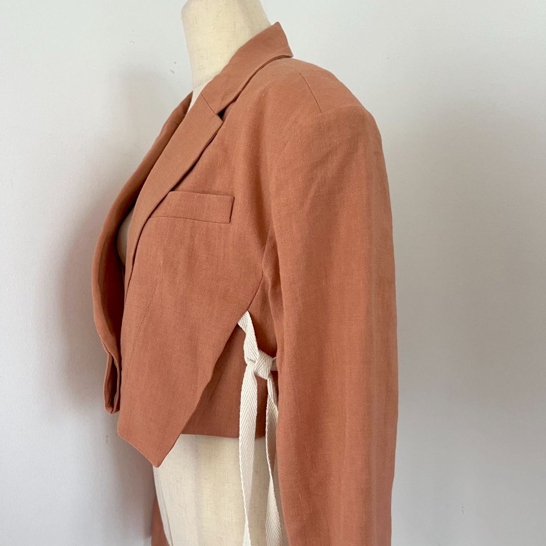 Jacquemus Le Santon Single-Breasted cropped blazer