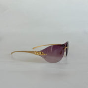 Cartier Gradient Panthere De Cartier Rimless Sunglasses