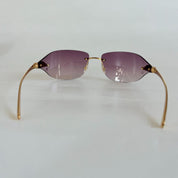 Cartier Gradient Panthere De Cartier Rimless Sunglasses