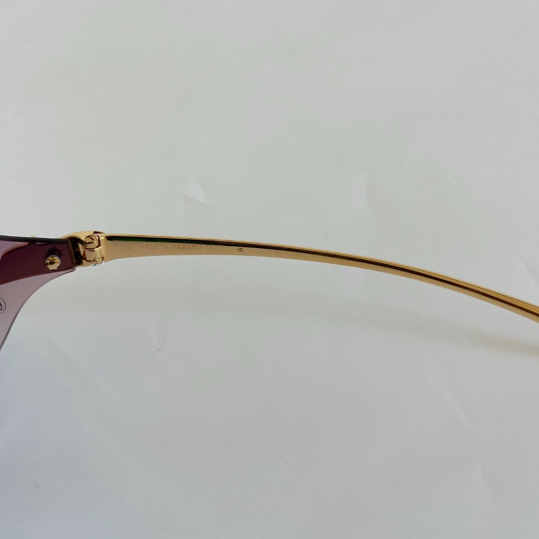 Cartier Gradient Panthere De Cartier Rimless Sunglasses