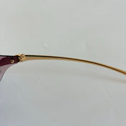Cartier Gradient Panthere De Cartier Rimless Sunglasses