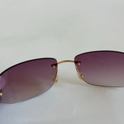 Cartier Gradient Panthere De Cartier Rimless Sunglasses